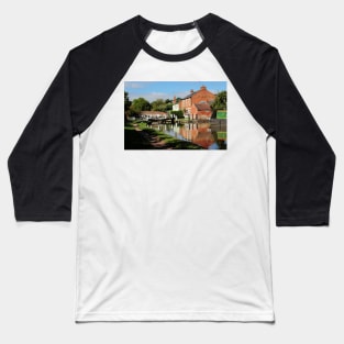 Braunston Lock No3 Northamptonshire Baseball T-Shirt